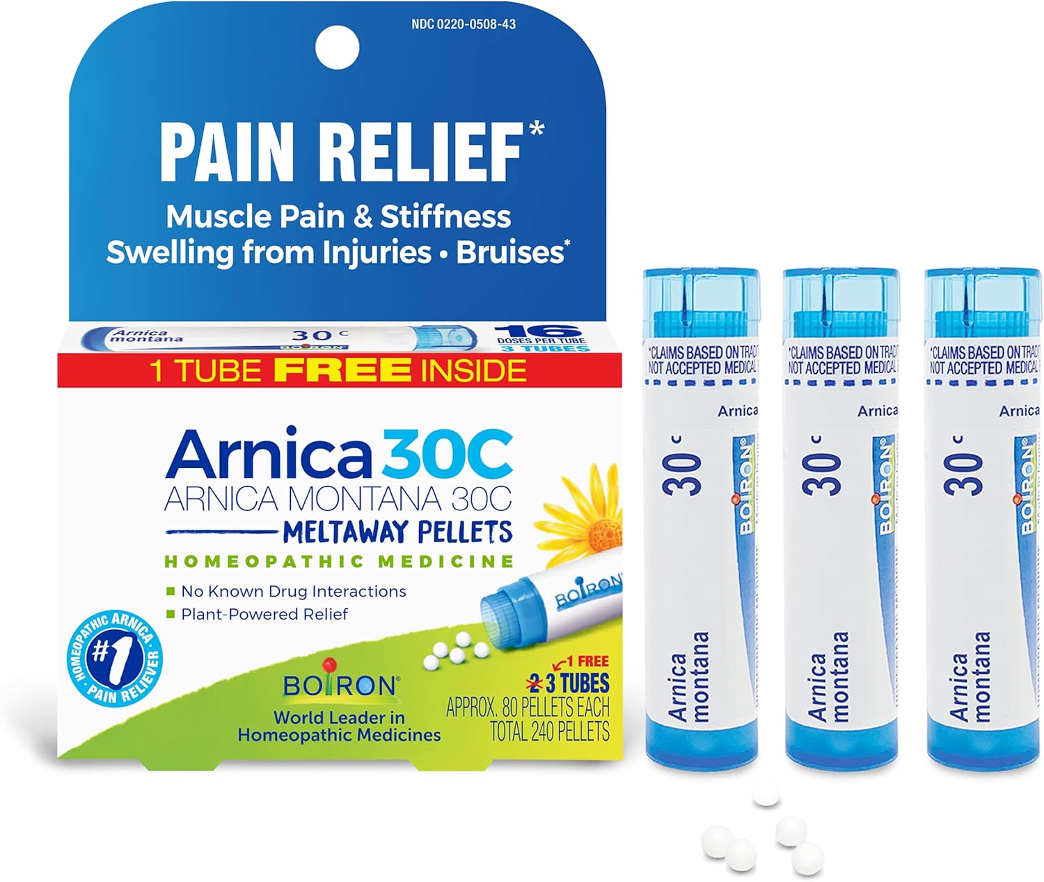 Boiron Arnica Montana 30C – Natural Muscle Relief Pellets | Mediagate UAE & Saudi Arabia