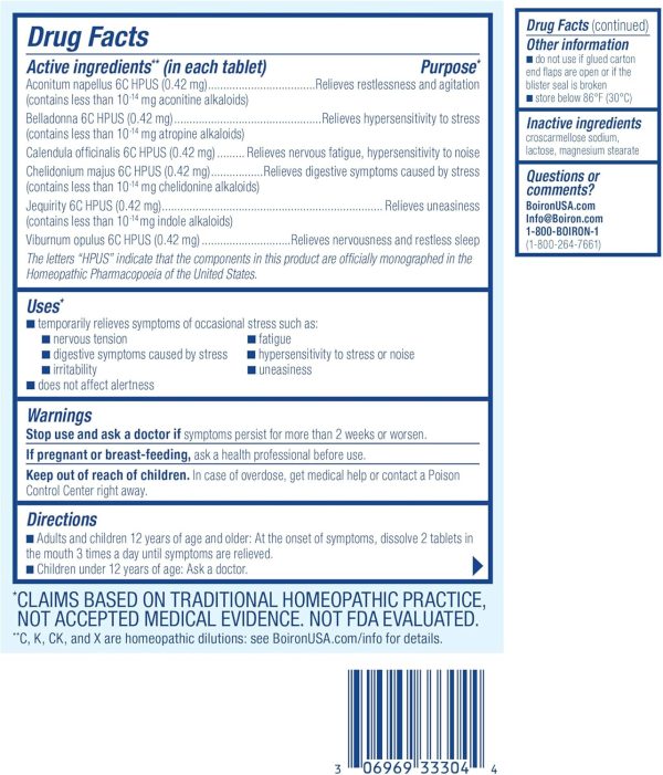 Boiron StressCalm offers plant-based, non-drowsy support for occasional stress, irritability & fatigue. Shop online in UAE & Saudi Arabia with Mediagate.