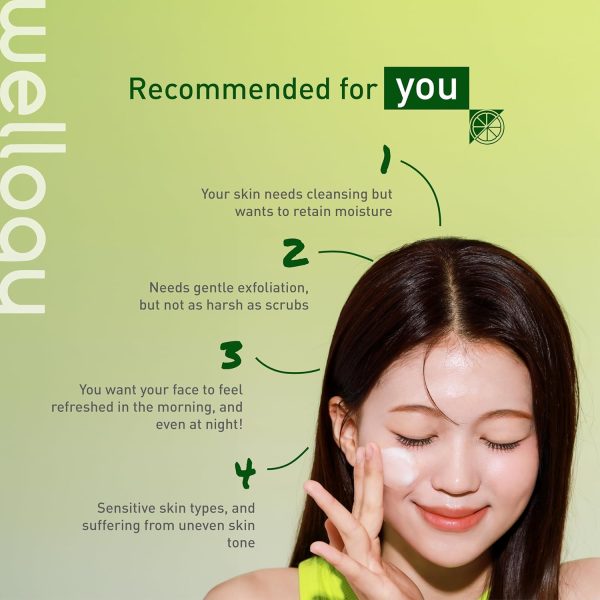 Wellogy Korean Face Wash with Salicylic Acid | Gentle Cleanser for Sensitive Skin | Mediagate UAE & KSA