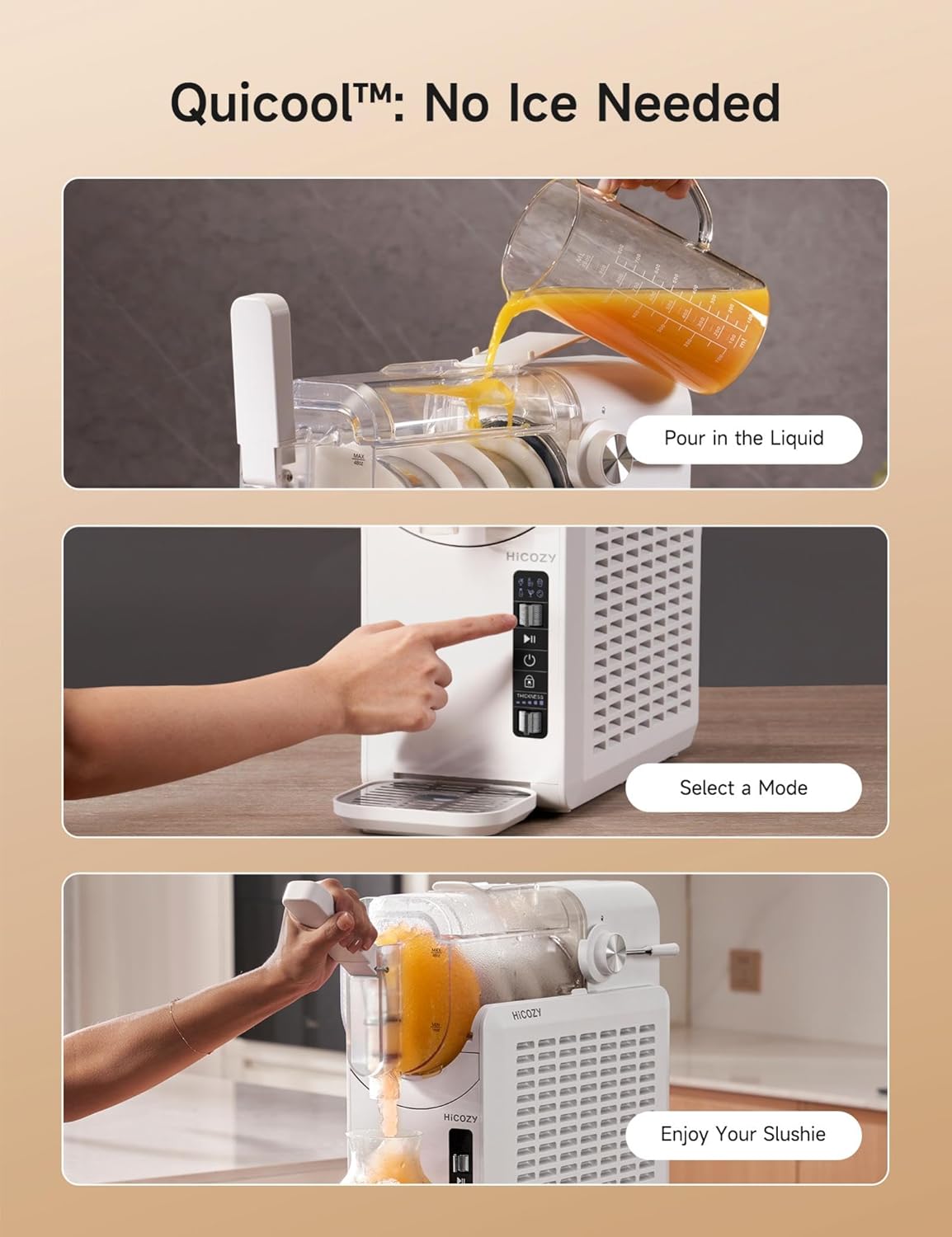 HiCOZY F1 Slushie Machine | Frozen Drink Maker UAE & KSA